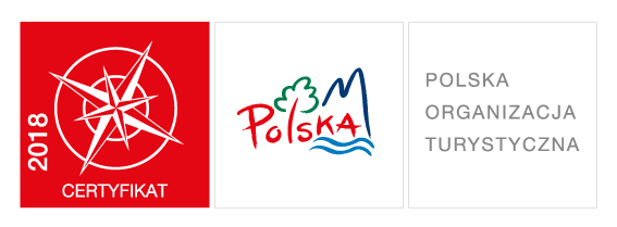 Logo konkursu na Najlepszy Produkt Turystyczny - Certyfikat Polskiej Organizacji Turystycznej (źródło: pot.gov.pl)